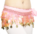 Belly Dance Hip Scarf Sequin Coins