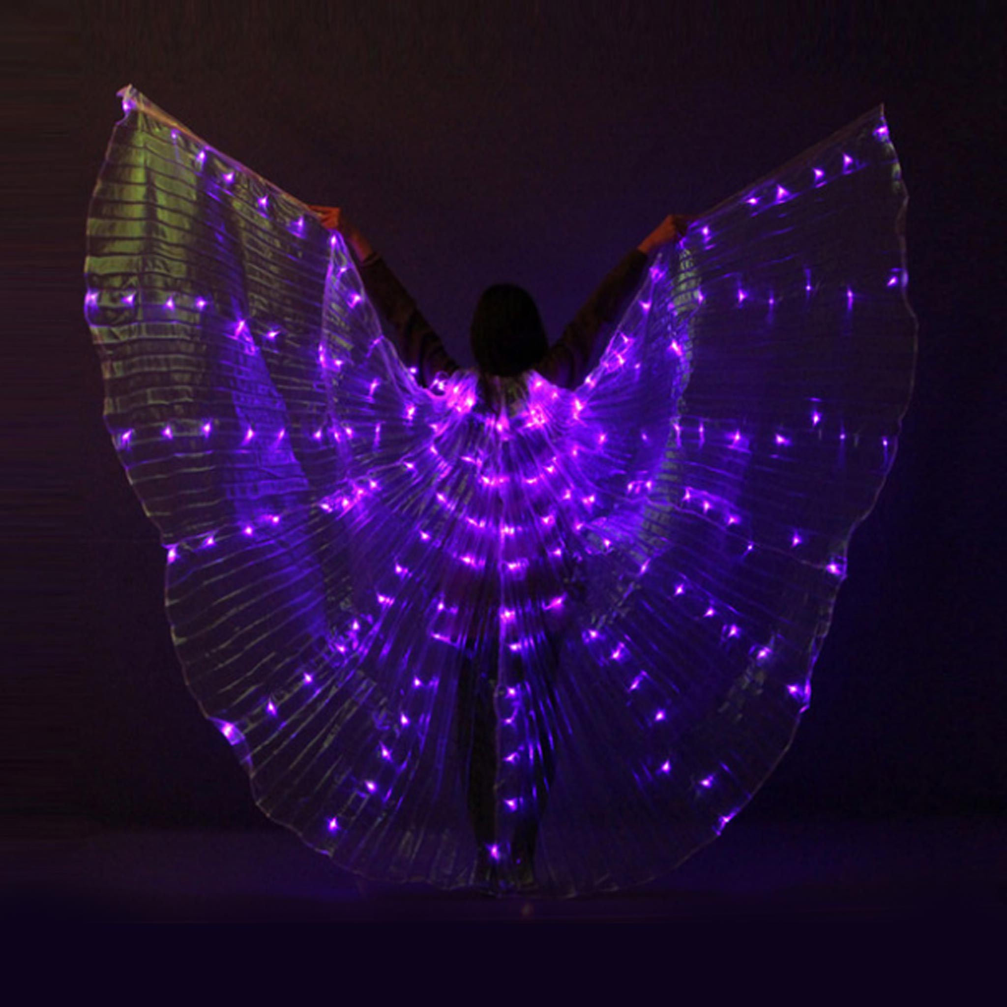 Belly Dance Light up Wings with LED lights led angel wings light up angel wings butterfly fairy wings LED