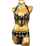 Belly dancing costume Athena for women Bra+belt 2 pieces