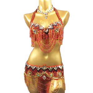Belly dancing costume Athena for women Bra+belt 2 pieces