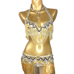 Belly dancing costume Athena for women Bra+belt 2 pieces