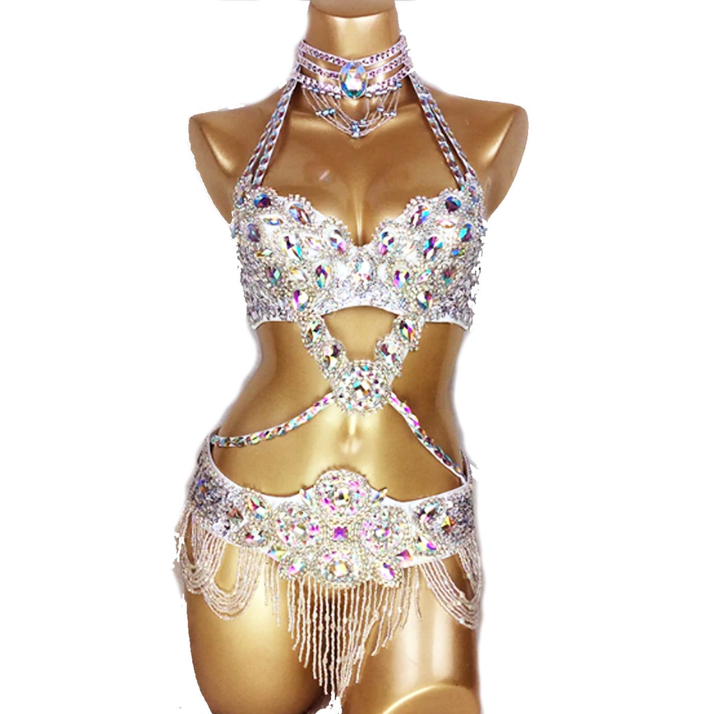 FORTUNE & FAME II Bra and Belt Set by Designer Rising Stars, Egyptian Belly  Dance Costume for Custom Order