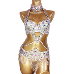 Belly Dance Costume Luna for women Bra-belt-necklace 3 pieces