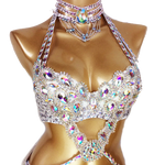 Belly Dance Costume Luna for women Bra-belt-necklace 3 pieces
