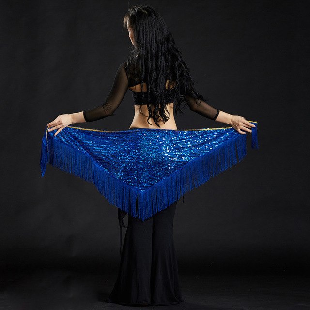 Belly Dance Hip Scarf Sequin dancewear for women